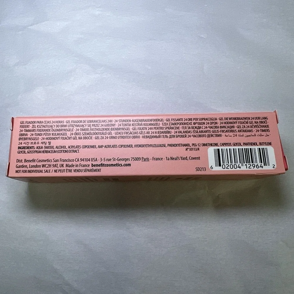Benefit 24-HR Brow Setter Invisible Shaping & Setting Gel 2mL 0.06oz Travel Size